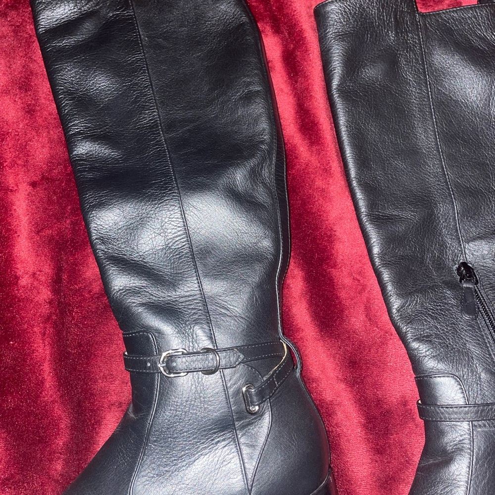 BALENCIAGA leather riding boots - Picture 4 of 14